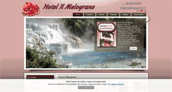 Desktop Screenshot of hotelilmelograno.it
