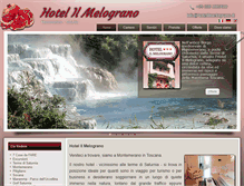Tablet Screenshot of hotelilmelograno.it
